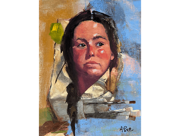 Artist-Andrea-Petitto-Best-Cape-Cod-Art-Gallery-female-portrait